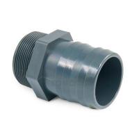 Штуцер резьбовой ПВХ НР 1.1/2" х 050, PN10, Hidroten