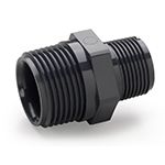 Ниппель переходной ПВХ резьбовой НР 1.1/2" х 1.1/4", PN10, Plimat