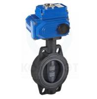 Затвор дисковый ПВХ с электроприводом 075 DN65, EPDM, 220В/АС
