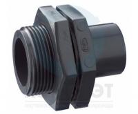 Адаптор на емкость ПВХ с НР 025х1", EPDM, PN16, FIP