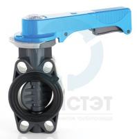Затвор дисковый ПВХ 063 DN50, FPM, PN16, FIP