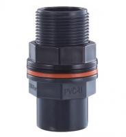 Адаптор на емкость ПВХ с НР 016-020 х 016-1/2", EPDM, PN16, HL