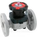 Мембранный клапан ХПВХ (PVC-C) фланцевый Мембранный клапан ХПВХ (PVC-C) фланцевый