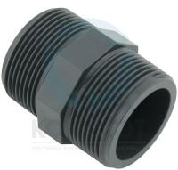 Ниппель ПВХ резьбовой НР 1.1/4", PN16, FIP