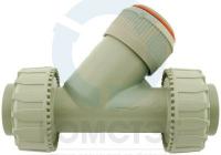 Фильтр сетчатый PP-H резьбовой DN32 1.1/4", FPM, PN10, FIP