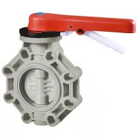 Затвор дисковый ХПВХ 125-140 DN125 IND, FPM, PN10, WF