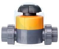 Мембранный клапан ПВХ муфтовый 032, EPDM, PN10, HL