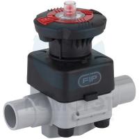 Мембранный клапан ХПВХ втулочный 032, EPDM, PN10, FIP