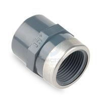 Муфта ПВХ переходная с ВР 020х1/2" усиленная, PN10, Hidroten