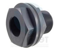 Адаптор на емкость ПВХ с ВР 016 х 3/4" - 1/2", EPDM, PN16, FIP