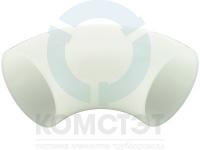 Угол ПВДФ стыковой 200х90°, PN16, FIP
