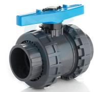 Кран шаровый ПВХ резьбовой ВР DN100 4", PE-EPDM, PN16, FIP
