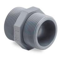 Ниппель ПВХ резьбовой НР 1.1/4", PN10, Hidroten