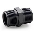 Ниппель ПВХ резьбовой НР 1", PN10, Plimat