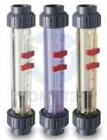 Ротаметр для HCl 30-33% DN20 3/4", 14-140 л/ч, ПВХ, полипропилен, FS, FIP