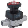 Мембранный клапан ХПВХ (PVC-C) втулочный Мембранный клапан ХПВХ (PVC-C) втулочный