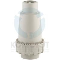 Обратный клапан PP-H шаровой 063, FPM, PN10, FIP