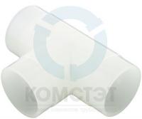 Тройник ПВДФ стыковой 090х90°, PN10, FIP