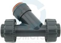 Фильтр сетчатый ПВХ муфтовый 025, EPDM, PN16, FIP