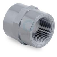 Муфта ПВХ переходная с ВР 032х1", PN10, Hidroten