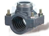 Седелка обжимная ПВХ с ВР усиленная 032х1/2", PN10, FIP