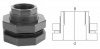 Адаптор на емкость ПВХ с ВР 075 х 2.1/2" IND, EPDM, PN16, WF